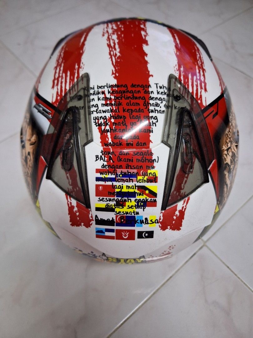 Helmet KYT hellcat frontliner SE 2020, Motorbikes on Carousell