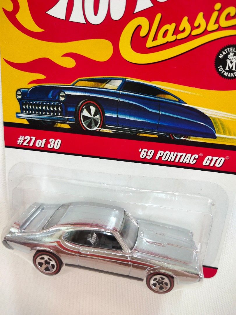 Hot Wheels Classics 69 Pontiac GTO Hobbies Toys Toys Games on Carousell