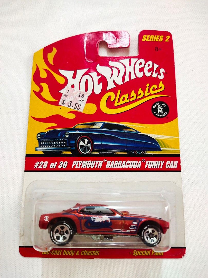 Hot wheels plymouth 2025 barracuda funny car