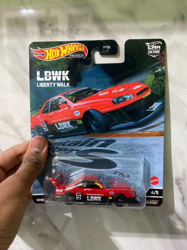 Hot Wheels Mountain drifters LB ER34 Super Silhouette Nissan Skyline