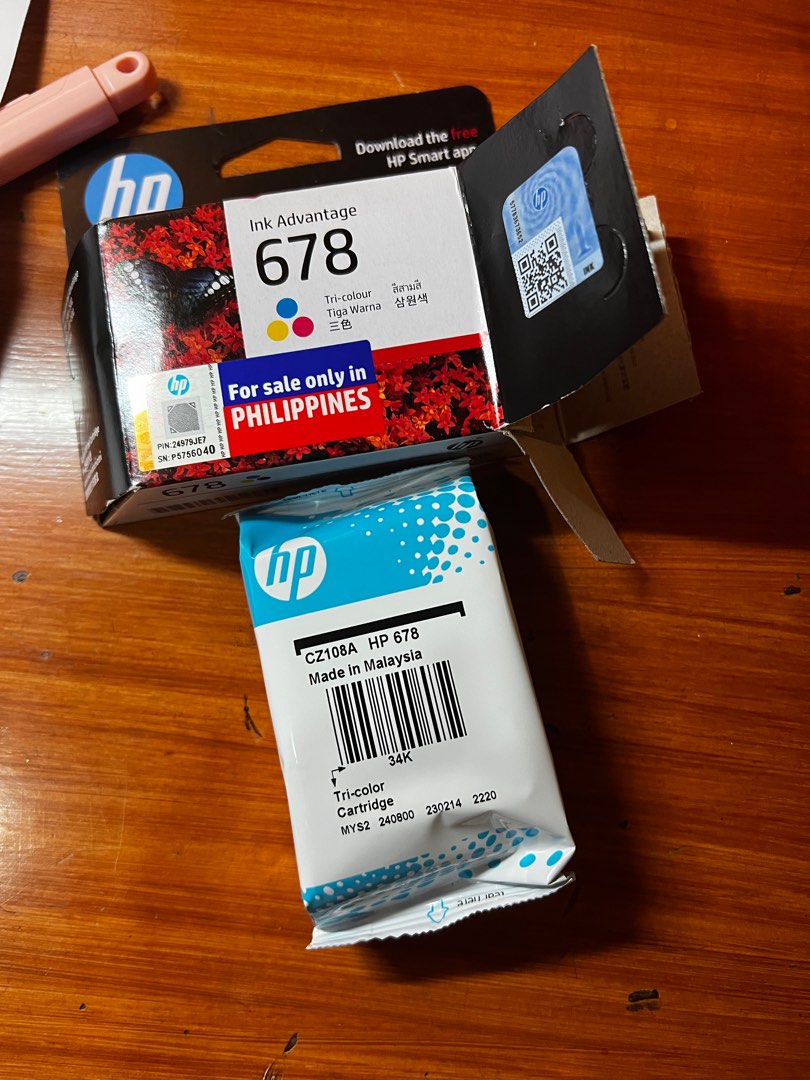 HP 678 ORIGINAL ink, Computers & Tech, Printers, Scanners & Copiers on