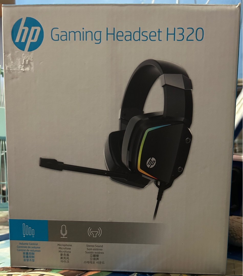 HP gaming headset H320, Audio, Headphones & Headsets on Carousell