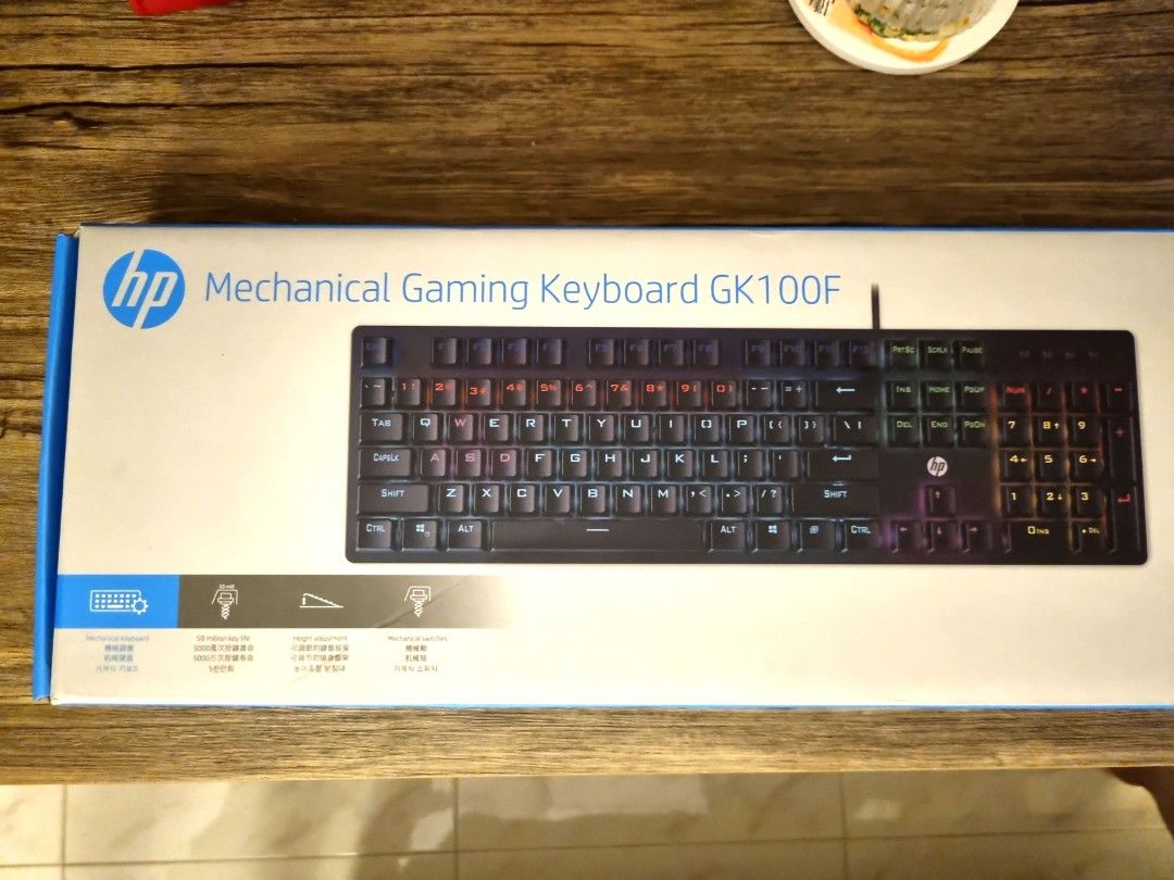 HP Mechanical Gaming Keyboard GK100F, Computers & Tech, Parts