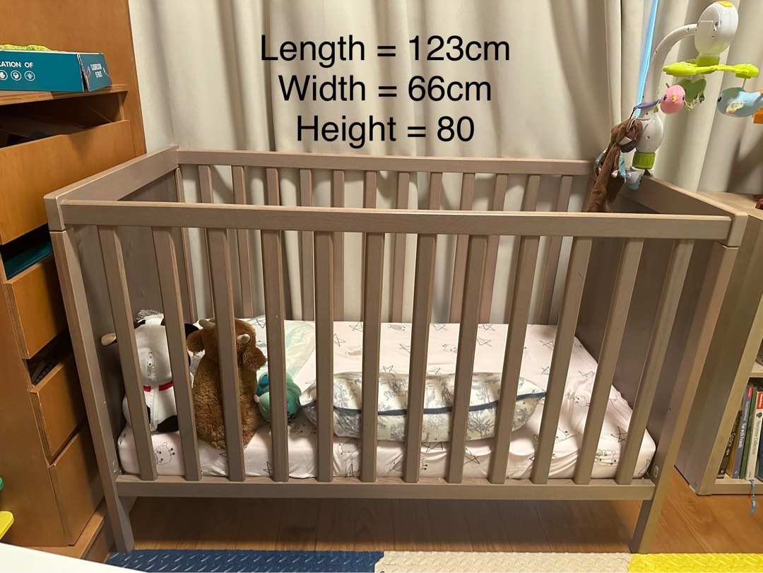 IKEA baby crib (2level heights), Babies & Kids, Baby Nursery & Kids