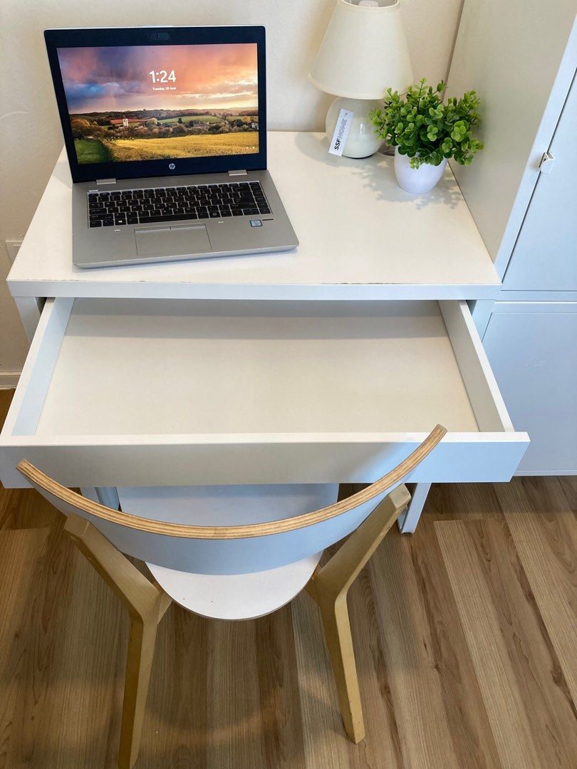 IKEA MICKE desk (USED), Announcements on Carousell
