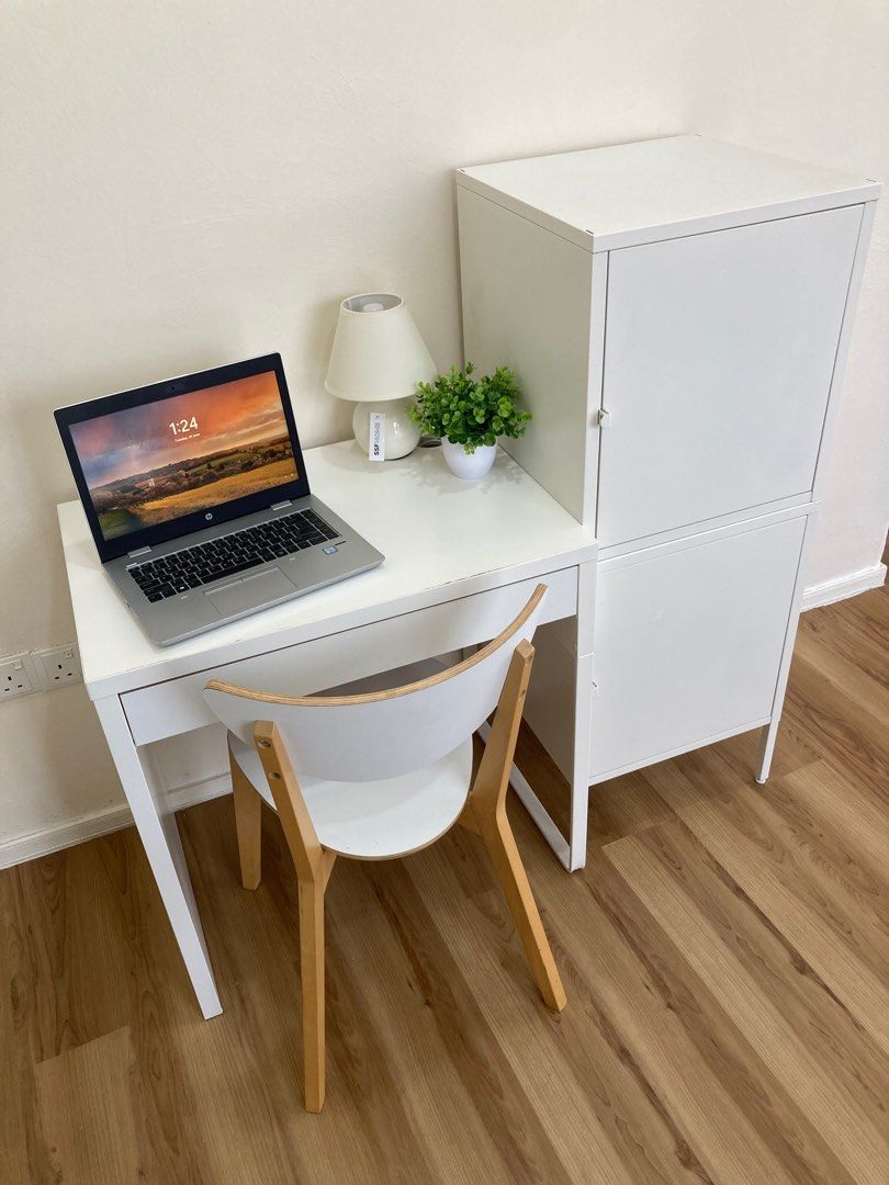 IKEA MICKE desk (USED), Announcements on Carousell
