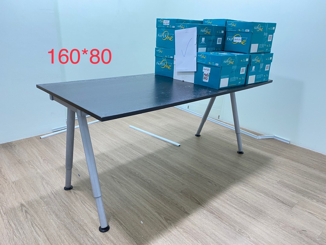 IKEA office table, Furniture & Home Living, Furniture, Tables & Sets on