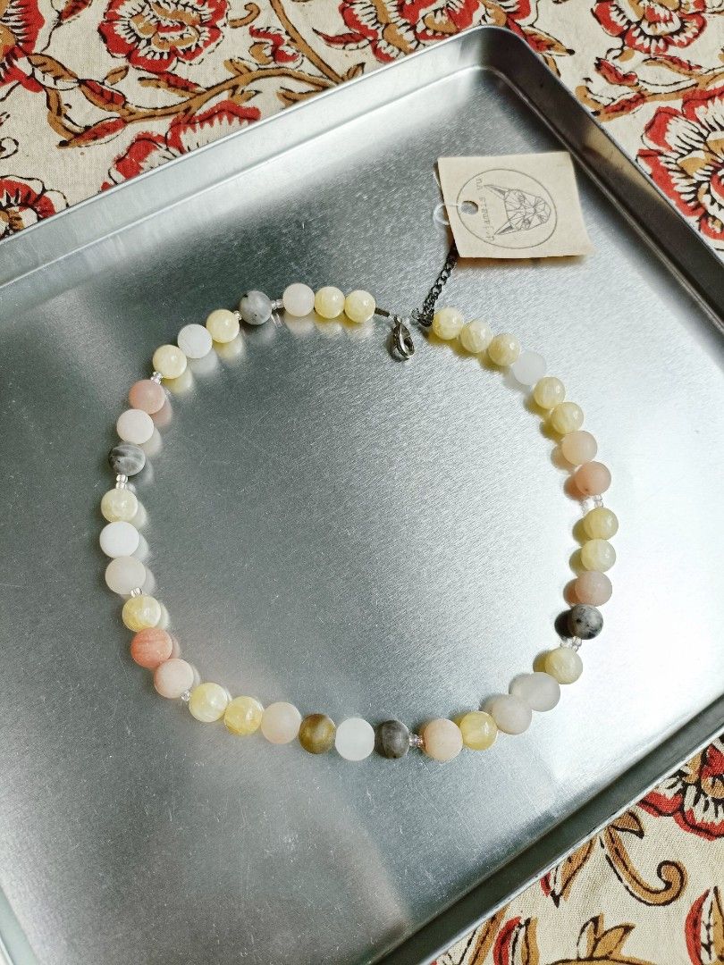 Gemstone choker necklace hotsell