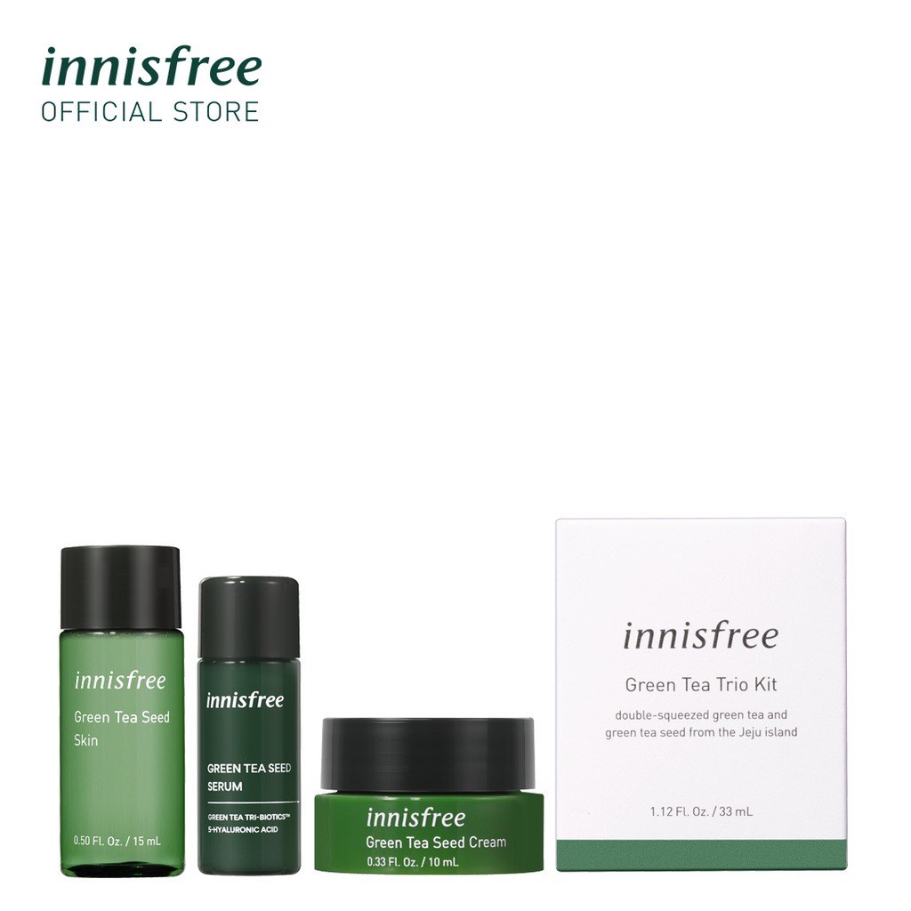 INNISFREE Green Tea Trio Kit, Beauty & Personal Care, Face, Face Care