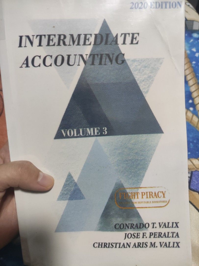 Intermediate Accounting (Category: Textbooks) located in Marilao. Submitted by bong2111 (Listing ID 1238600151, Image 2). Description: Intermediate Accounting 1 2020 Edition - Valix Condition: -with plastic cover -with pen & pencil marks -with minimal highlights -some exercises were answered -good condition ❌Intermediate Accounting 2 SOLD 2020 Edition - Valix Condition: -with plastic cover -with pen & pencil marks -with minimal highlights -great 
