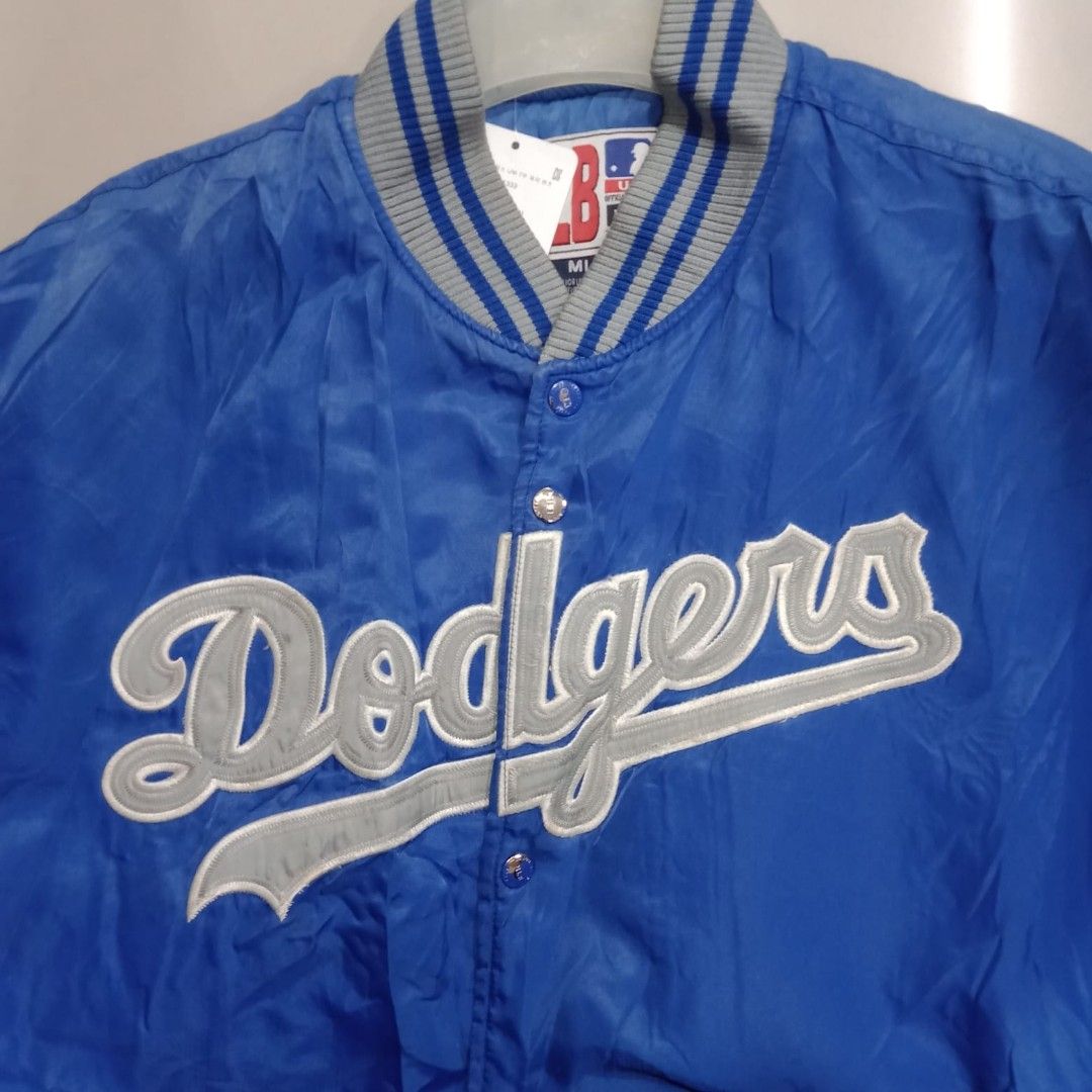 Jaket dodgers majestic la vintage mlb jaket nba, Fesyen Pria, Pakaian ,  Baju Luaran di Carousell