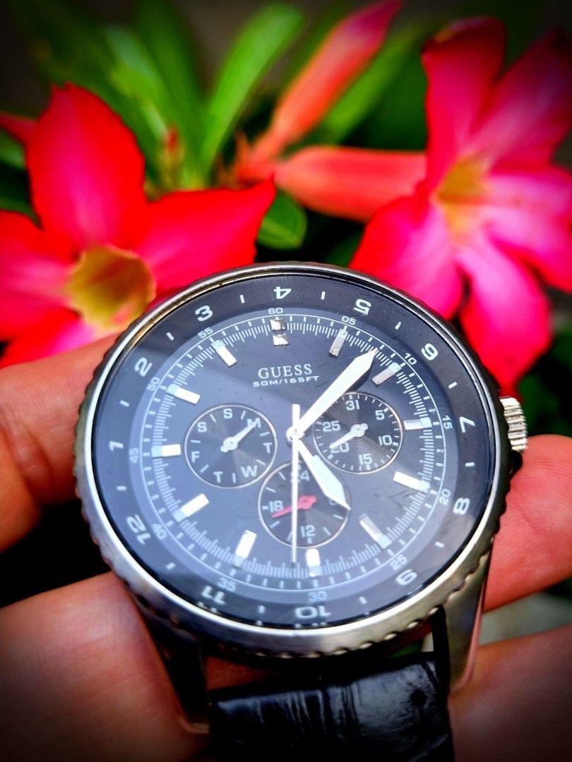 Jam Guess ORI Chronograph Black Seiko Daytona seiko sbtr Orient Neo