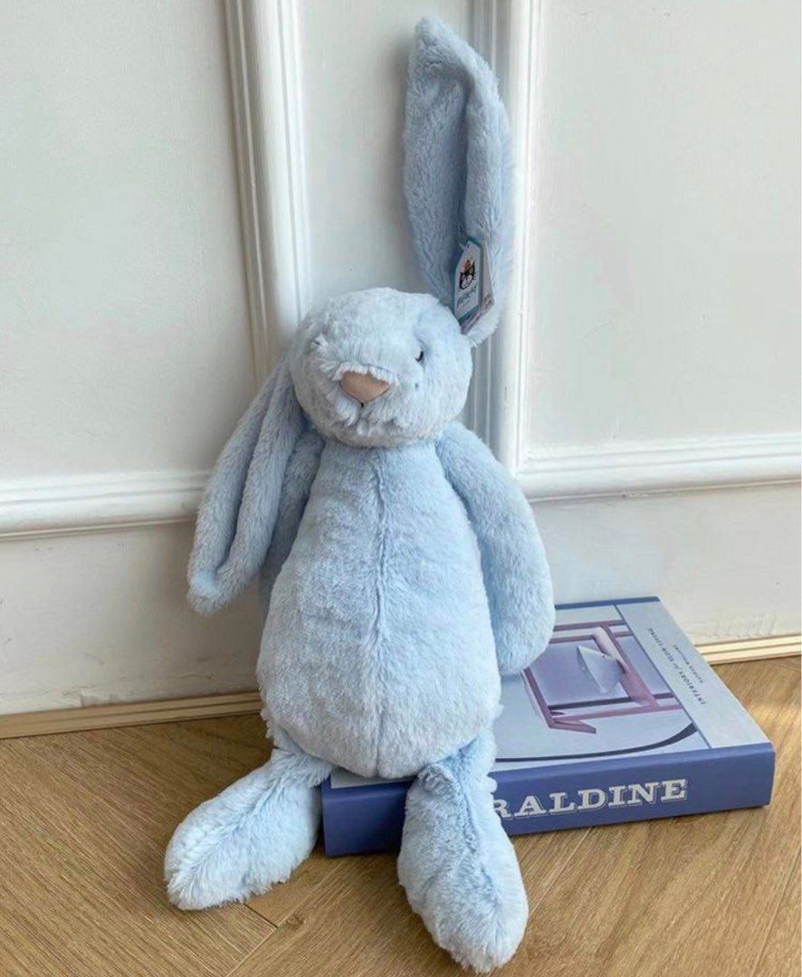 Jellycat Bunny Sky Blue Large 36cm, Hobbies & Toys, Toys & Games on ...