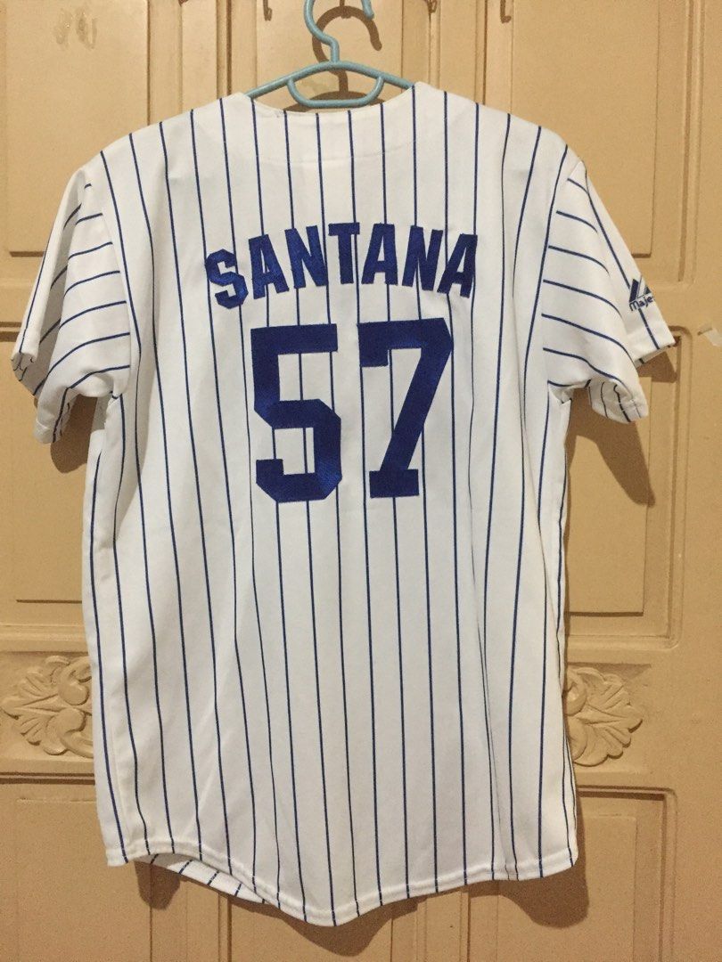 Johan Santana #57 Mets Jersey, Men's Fashion, Tops & Sets, Tshirts & Polo  Shirts on Carousell