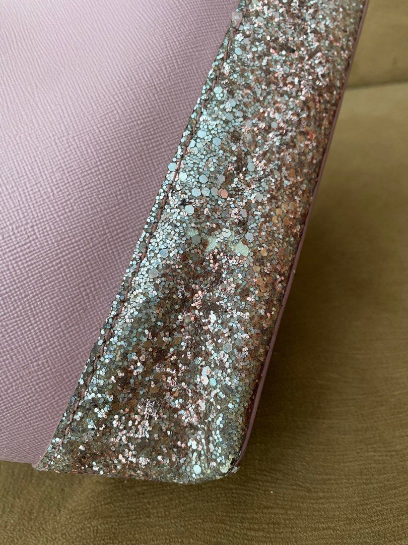 Kate Spade Greta Court Glitter Crossbody Bag Dusty Pink on Carousell