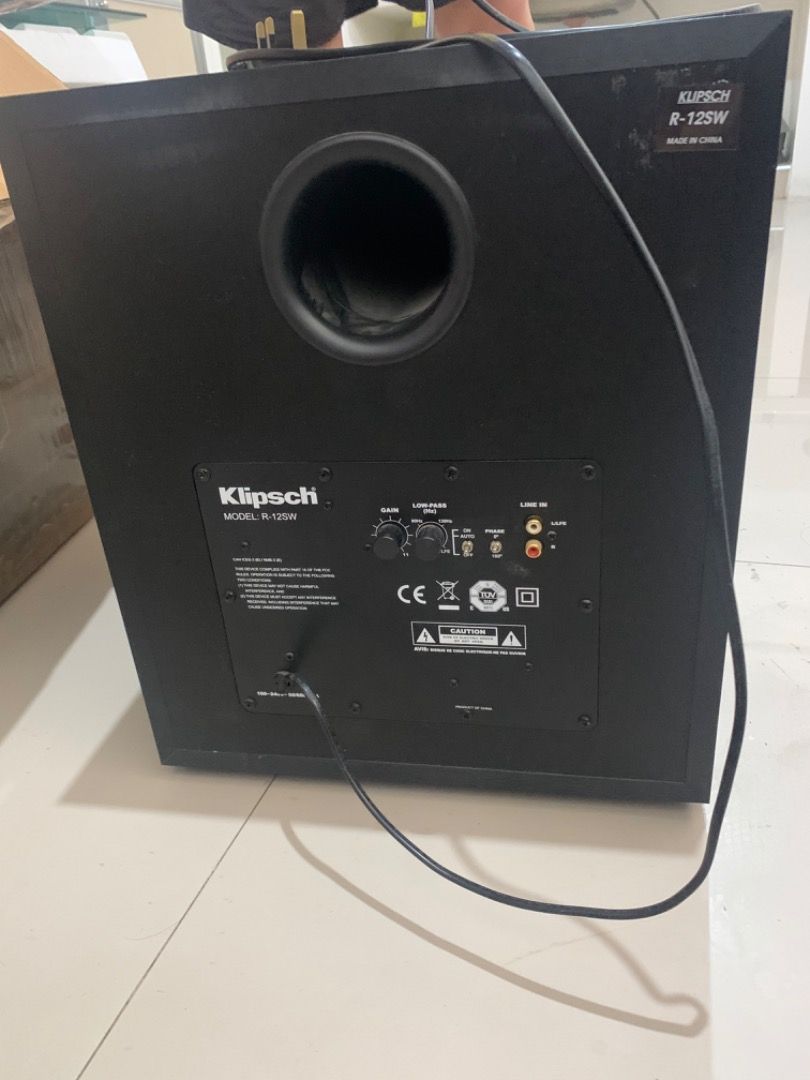 Klipsch subwoofer, Audio, Soundbars, Speakers & Amplifiers on Carousell