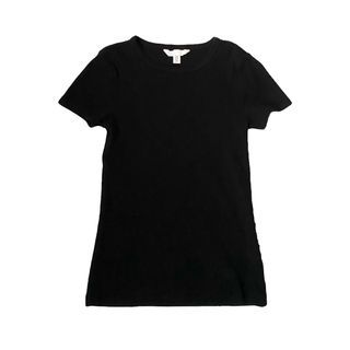 knit black top fit body y2k punk goth