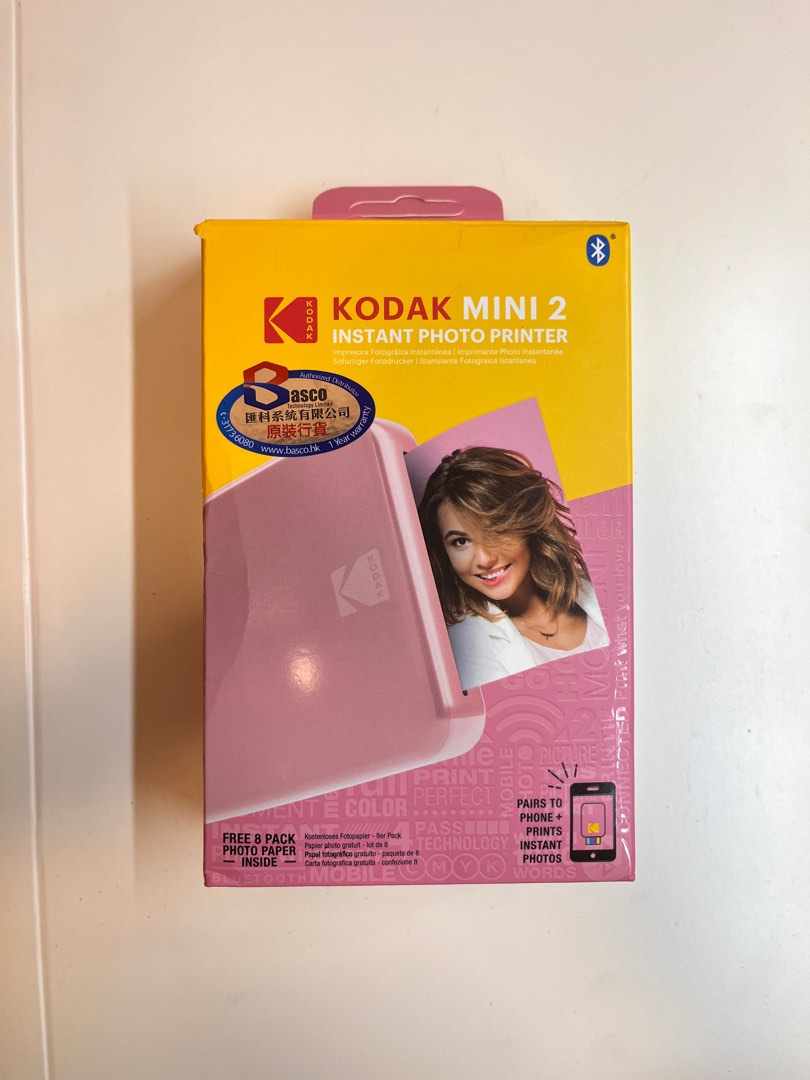 Kodak mini 2 instant photo printer, 手提電話, 電話及其他裝置配件, 其他電子周邊配件及產品- Carousell