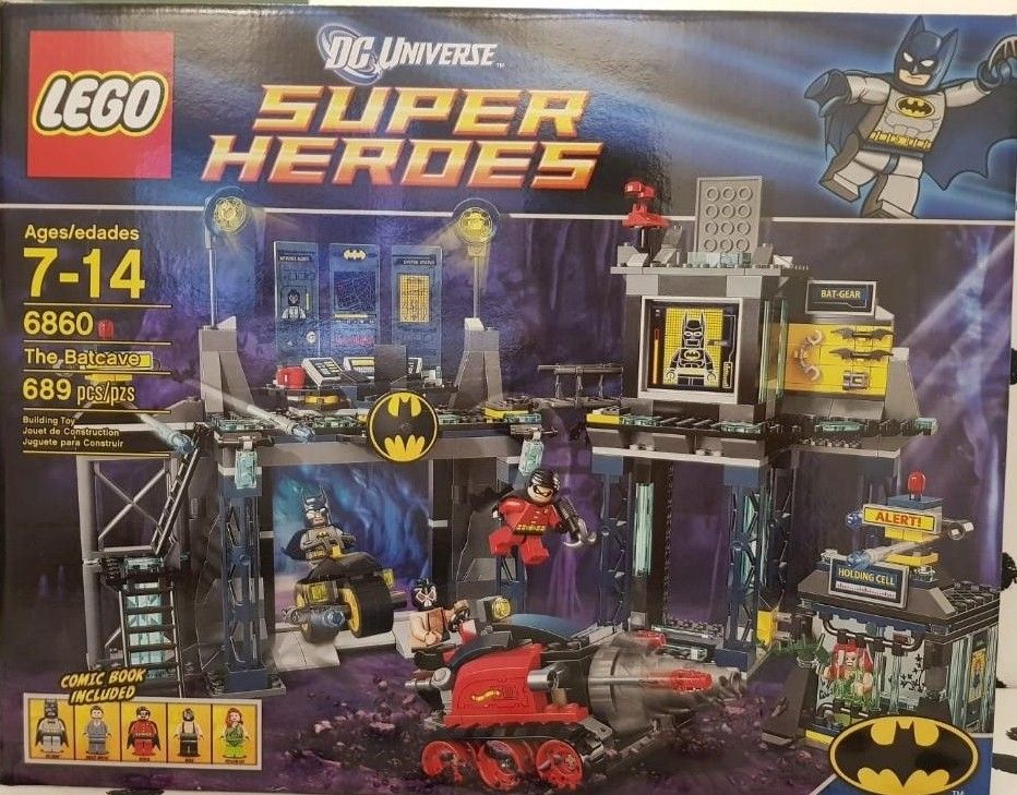 Lego super heroes sales the batcave 6860