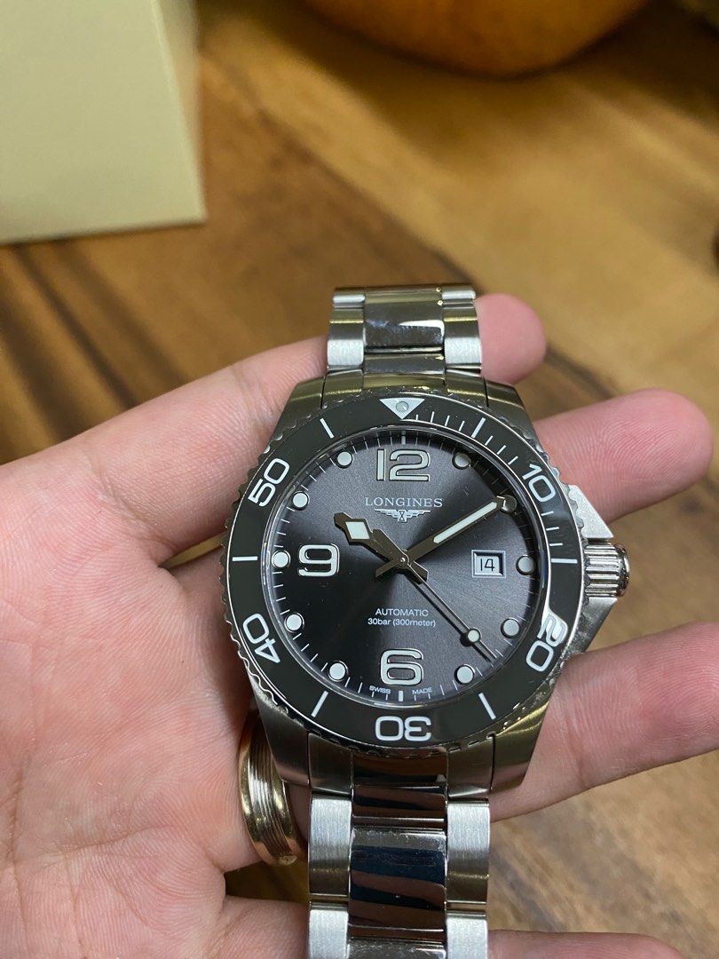 Longines Hydroconquest Grey L37824766 Luxury Watches on Carousell