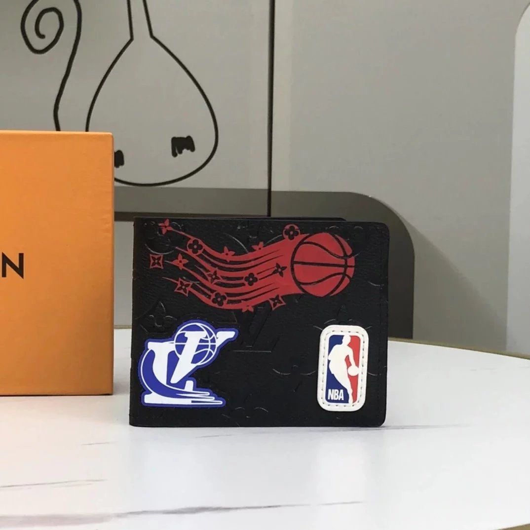 Louis Vuitton x NBA Hero Jacket Leather Multiple Wallet Monogram