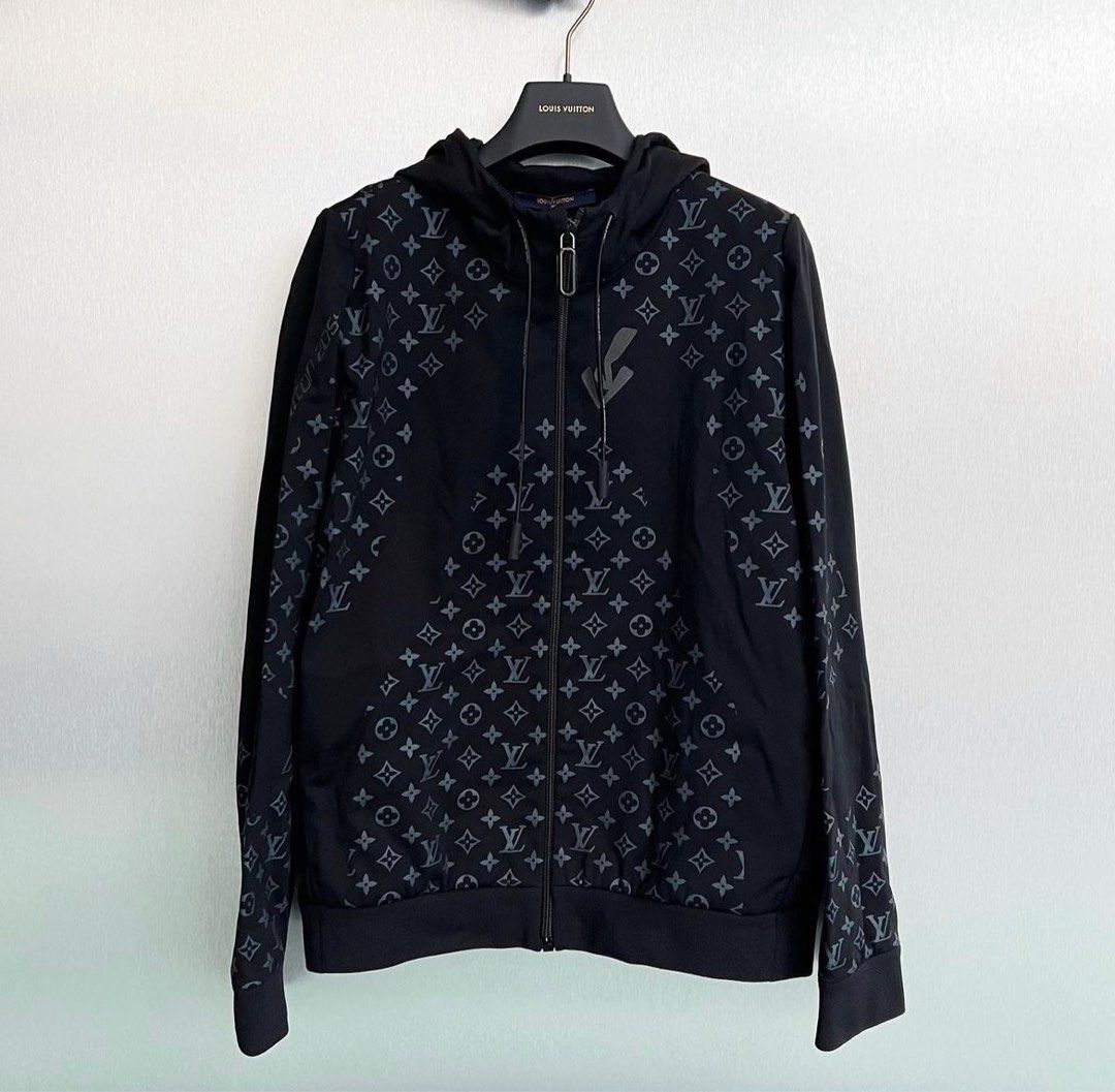 Louis Vuitton Leather Jacket, Luxury, Apparel on Carousell