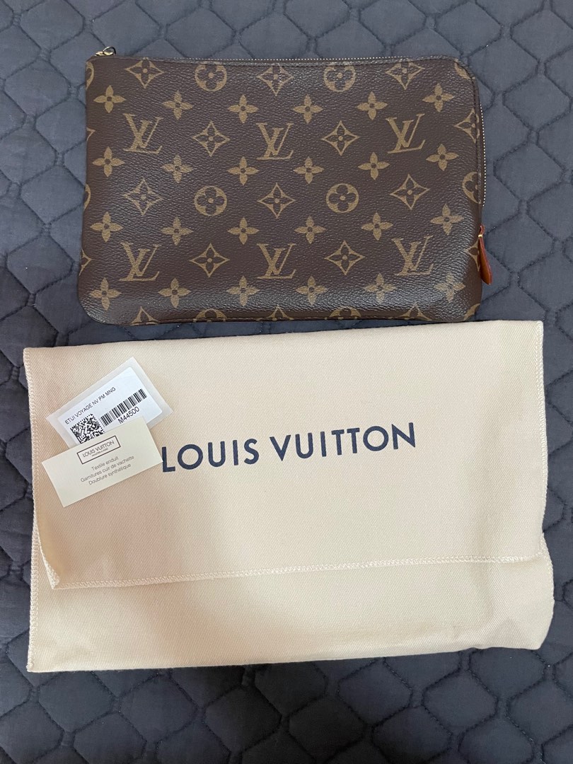 Auth Louis Vuitton Etui Voyage PM Clutch Bag Document Bag M44500