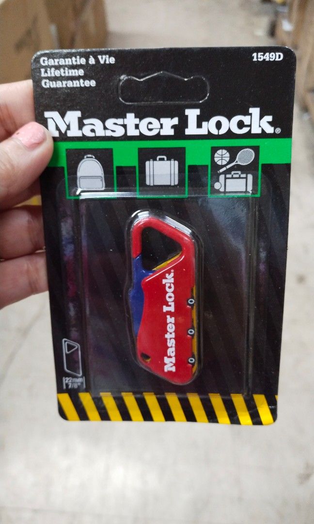 Master Lock Backpack Master backpack combination luggage padlock 3 digits . resettable ...