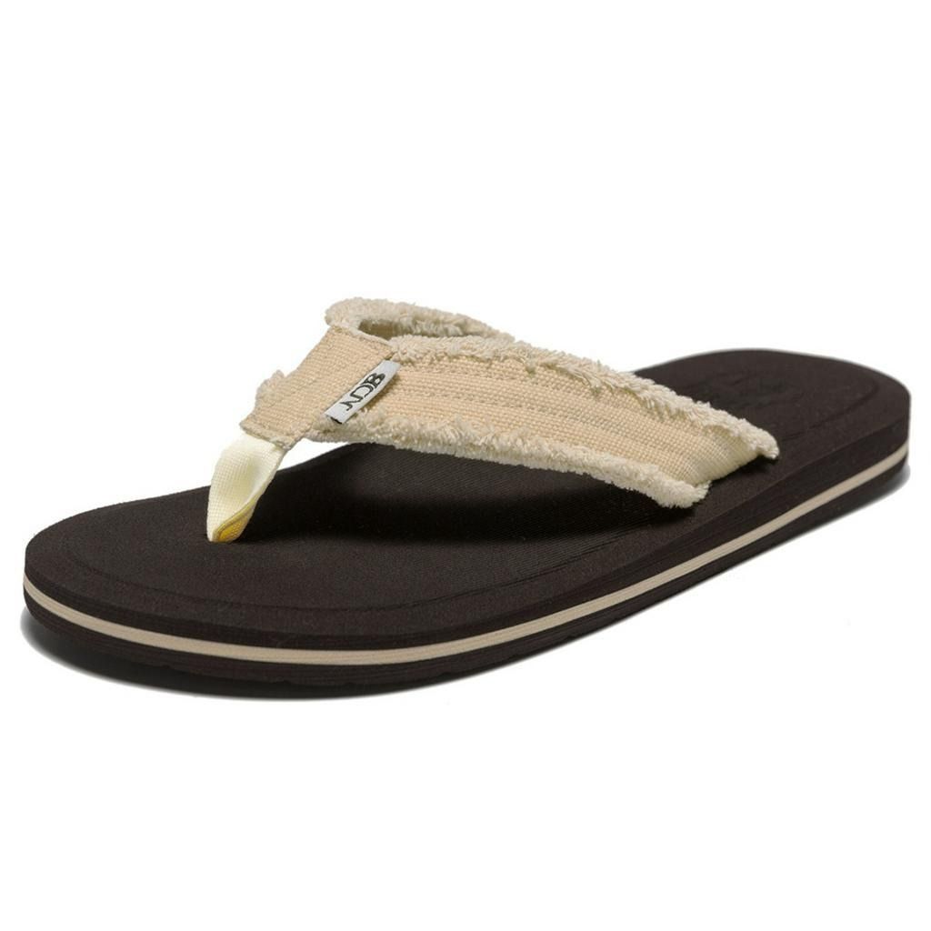 Mens frayed flip flops sale