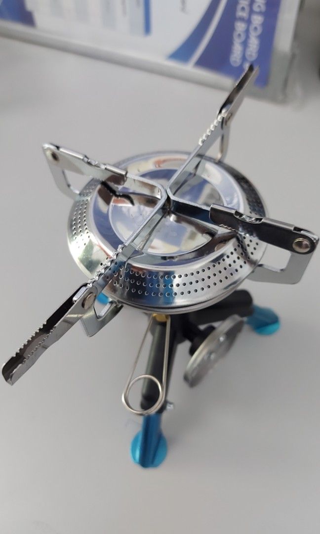 Mini camping gas stove and converter, Everything Else, Others on Carousell