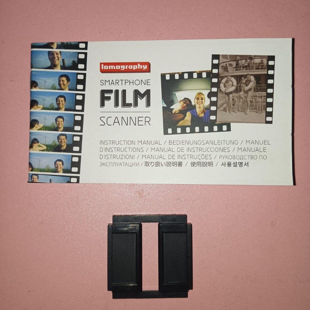 Minolta FS35 Film Camera and Lomography Smartphone Film Scanner on