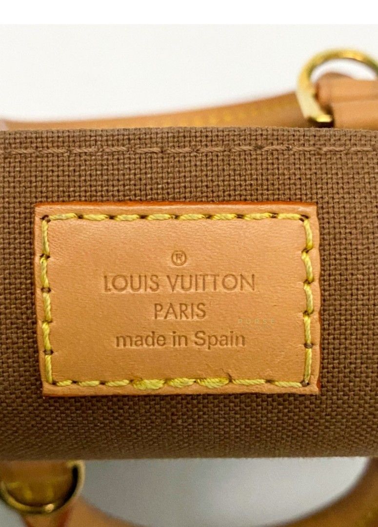 Louis Vuitton Petit Sac Plat Monogram Canvas (Date code: CA4260)
