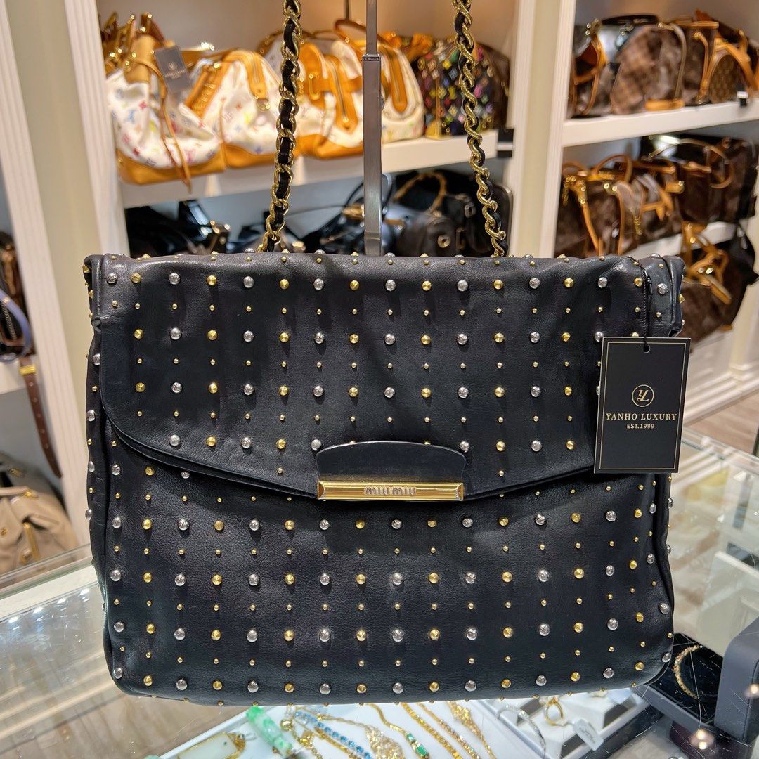 MIU MIU Mini Bow Bag, Luxury, Bags & Wallets on Carousell