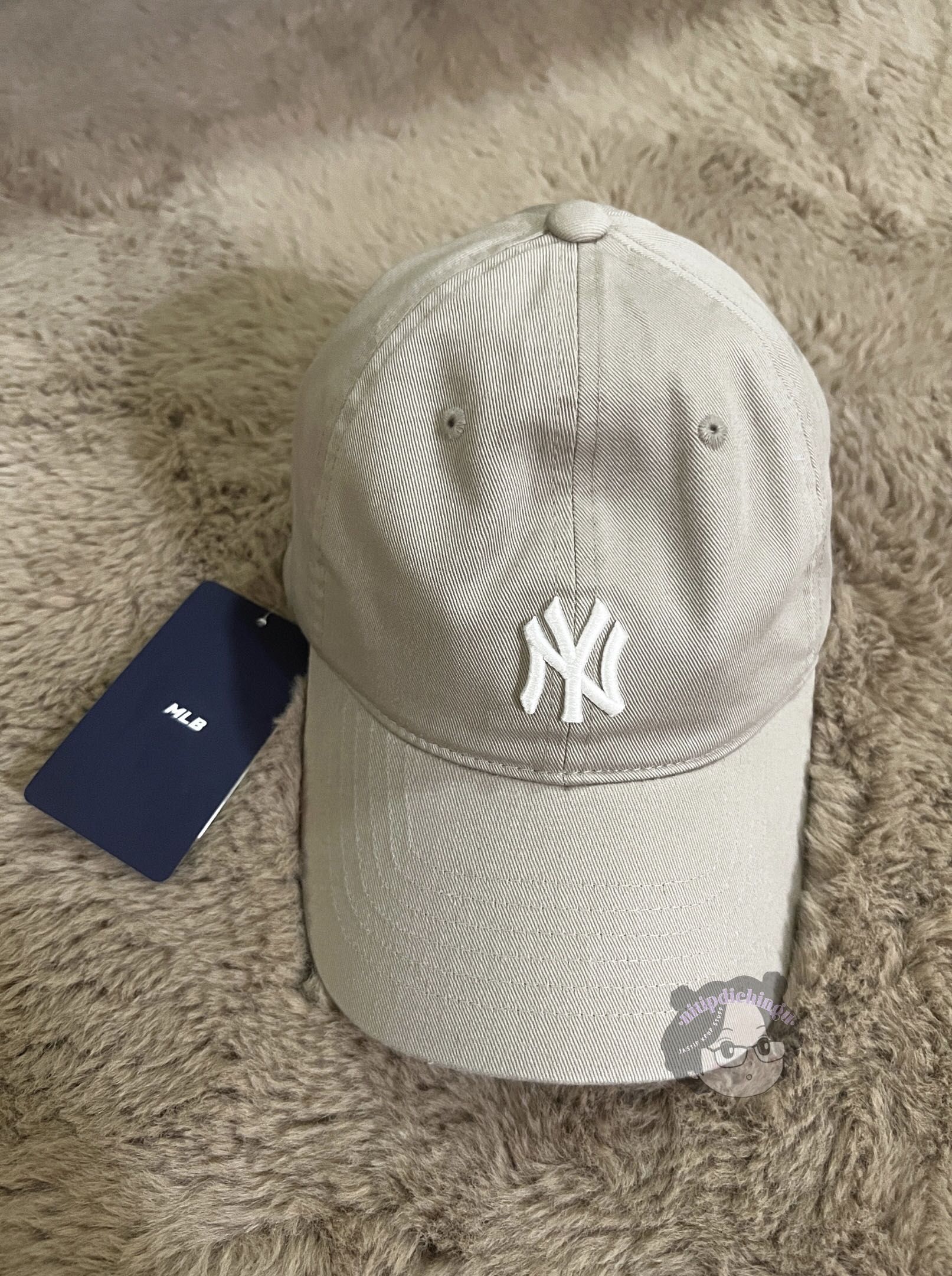 Unisex Rookie Unstructured Ball Cap NY Yankees Beige