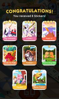 Monopoly Go Stickers, Video Gaming, Video Games, Others on Carousell