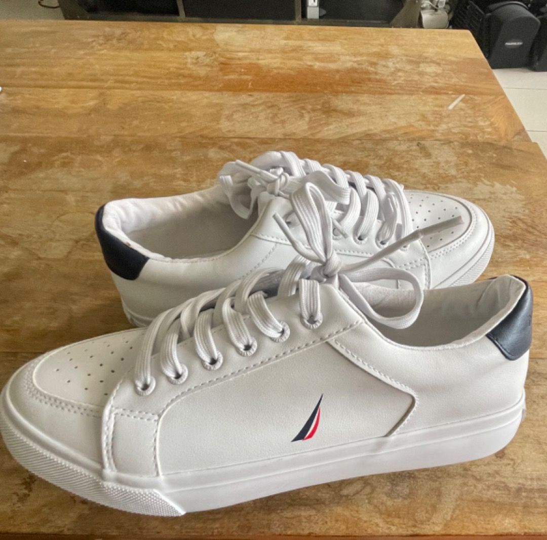 White nautica sneakers online