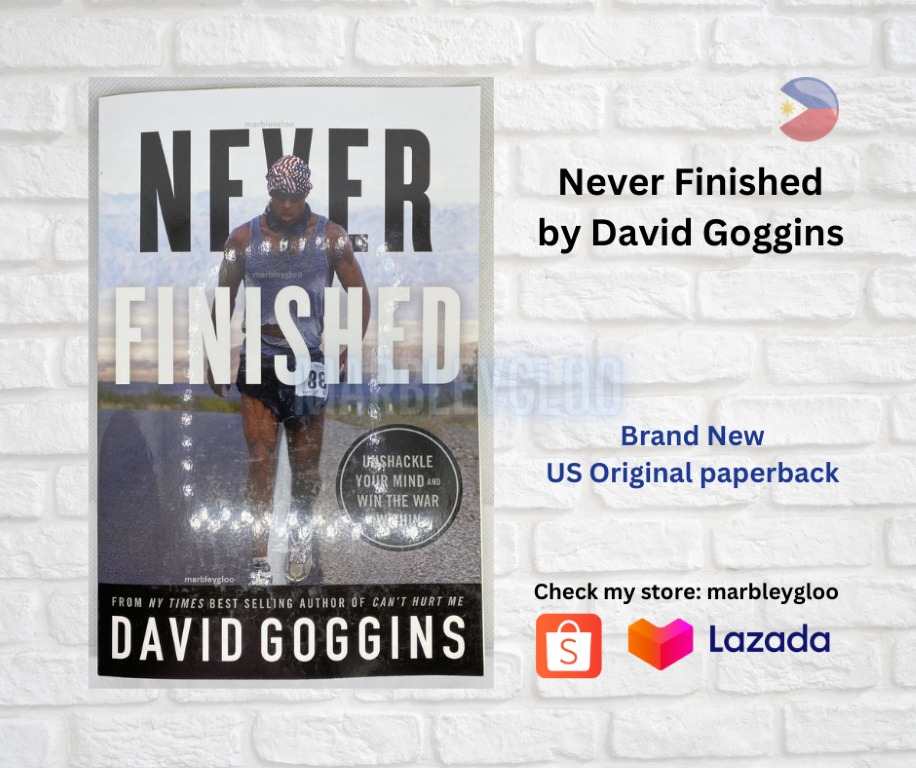 Never Finished by David Goggins book