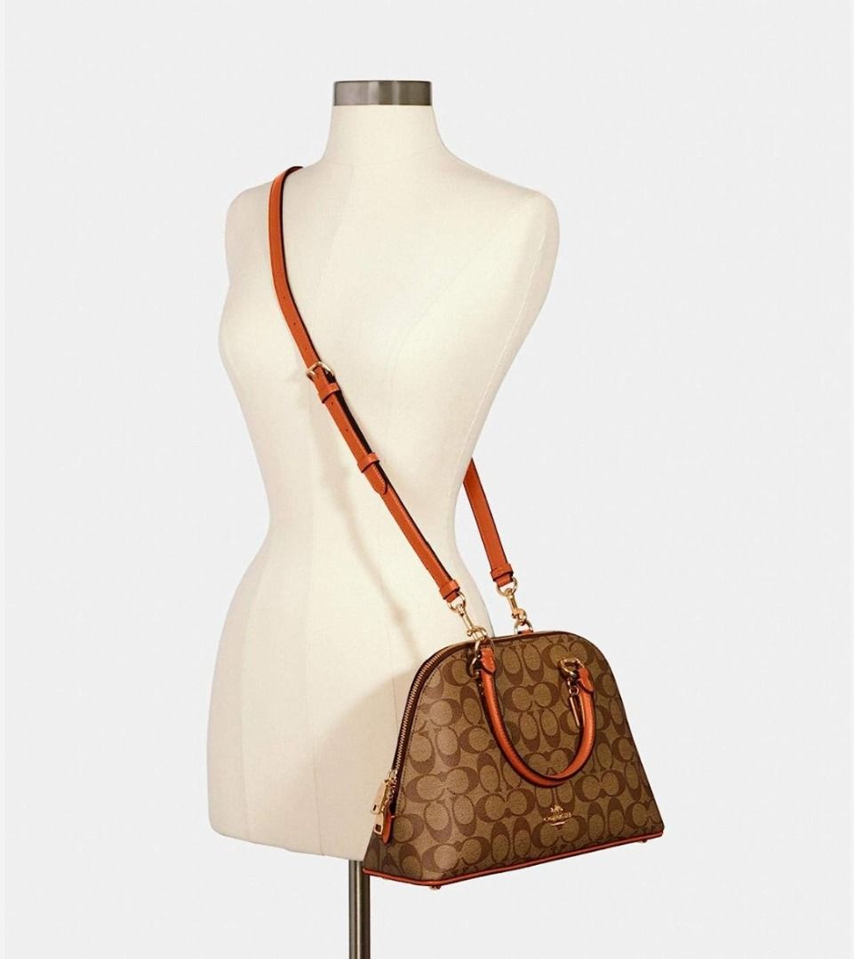 Quinn satchel hotsell in signature canvas