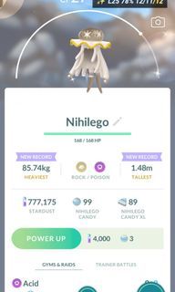 Pokemon Shiny Nihilego Trade or Ultrafriends