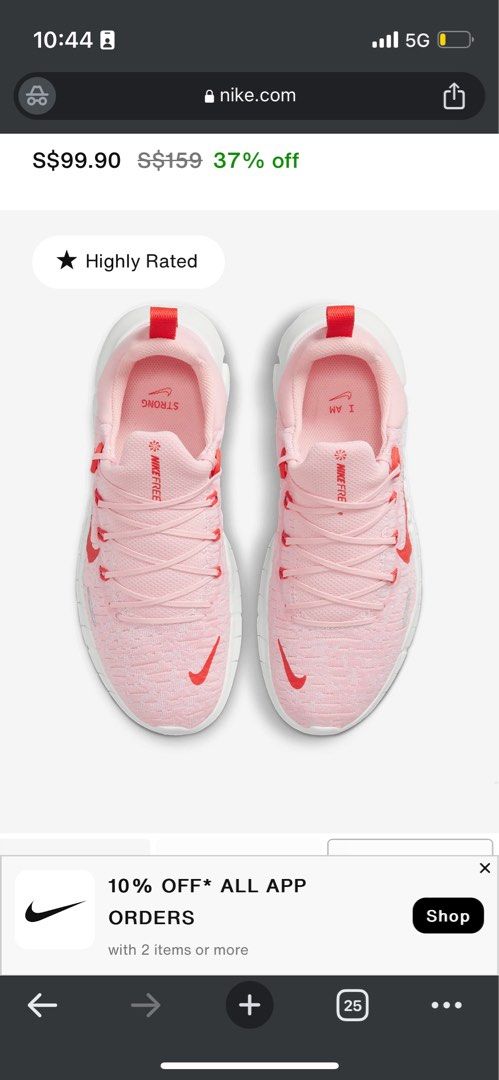 Free run cheap 5.0 app
