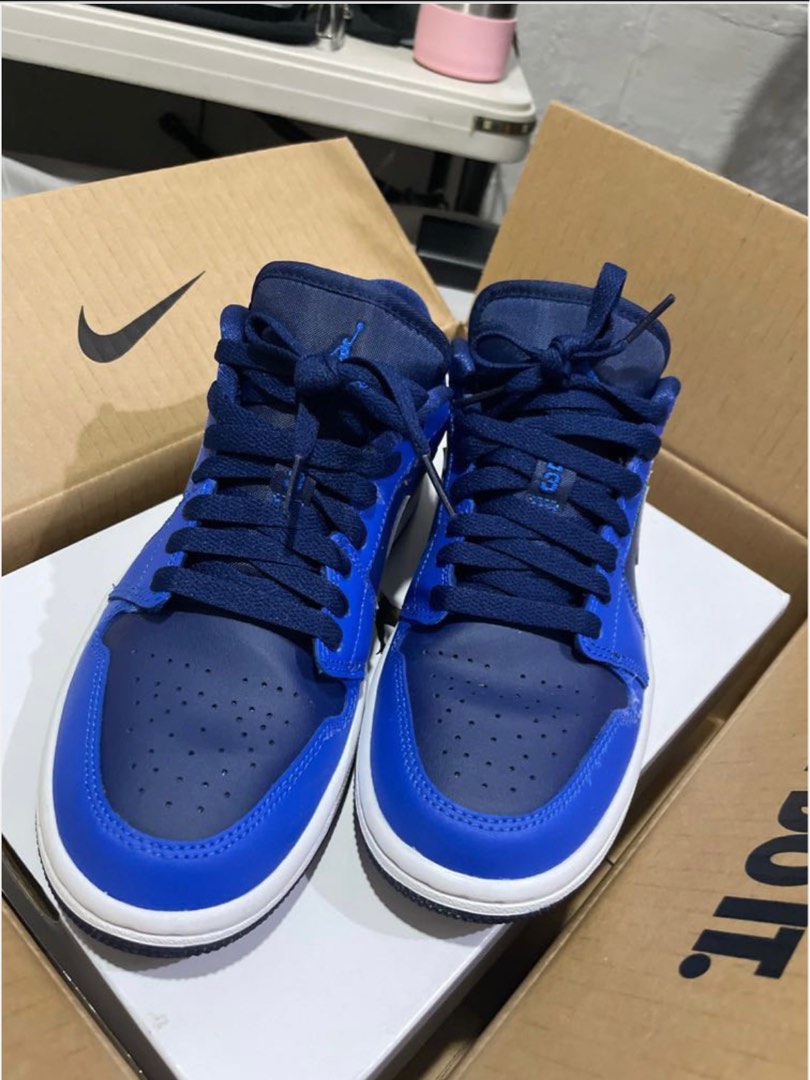 Nike jordan air 1 blue on Carousell