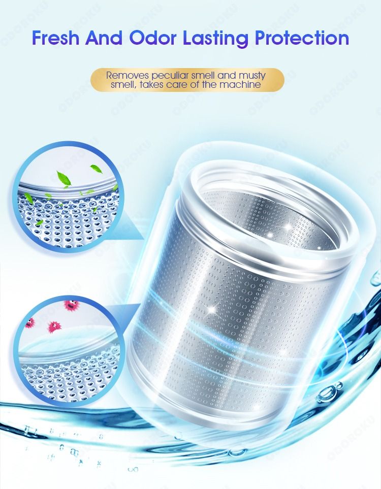 ODOROKU Washing Machine Cleaning Capsule 30g x 4 Washing Machine