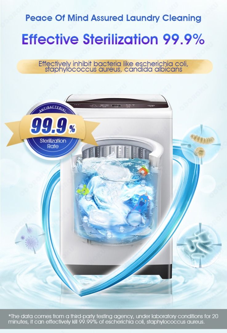 ODOROKU Washing Machine Cleaning Capsule 30g x 4 Washing Machine