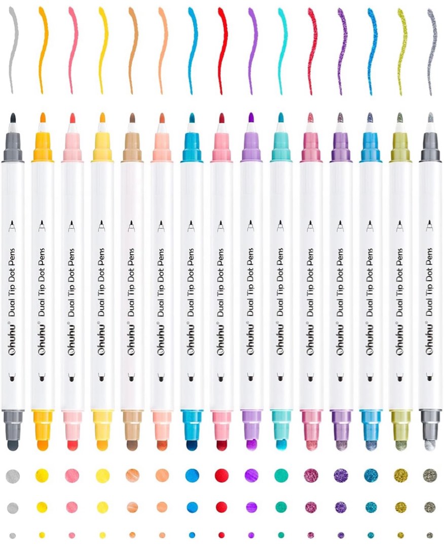  Ohuhu Markers, 48-color Double Tipped Alcohol Markers