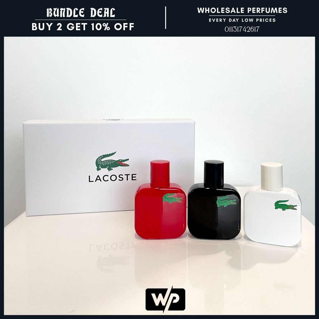 ORIGINAL LACOSTE 3IN1 PERFUME SET FOR UNISEX