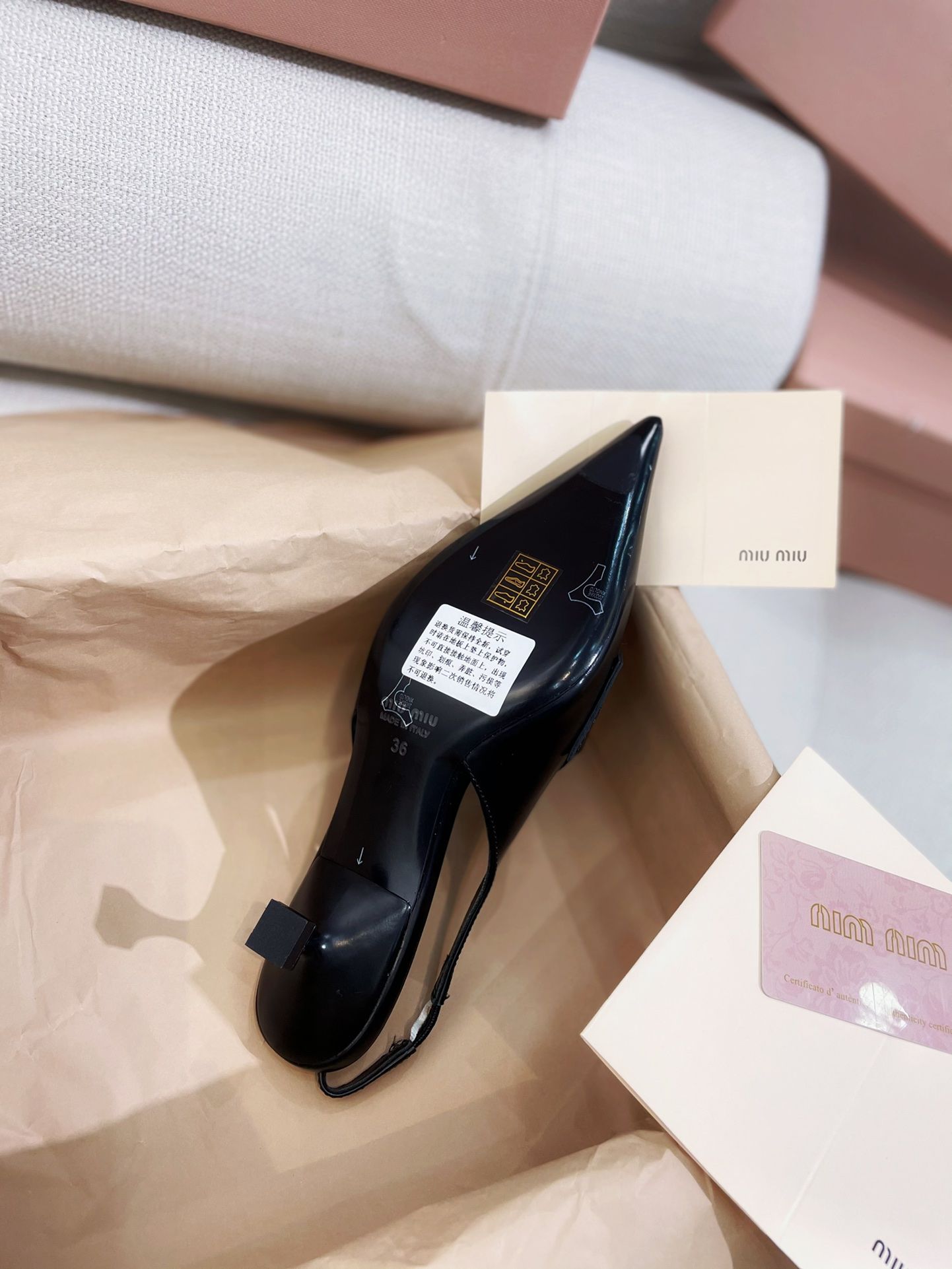 Original Miu Retro Gold Coin Pointed Toe Sandals Women s Fashion