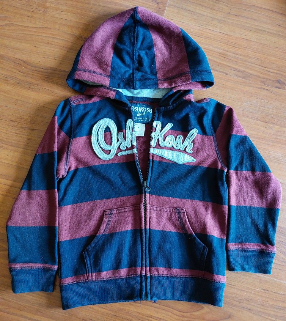 OshKosh Toddler Boy Dark Grey Hoodie main image 0