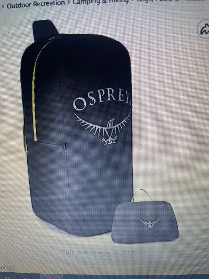 Osprey Airporter backpack travel cover Small in olive green
