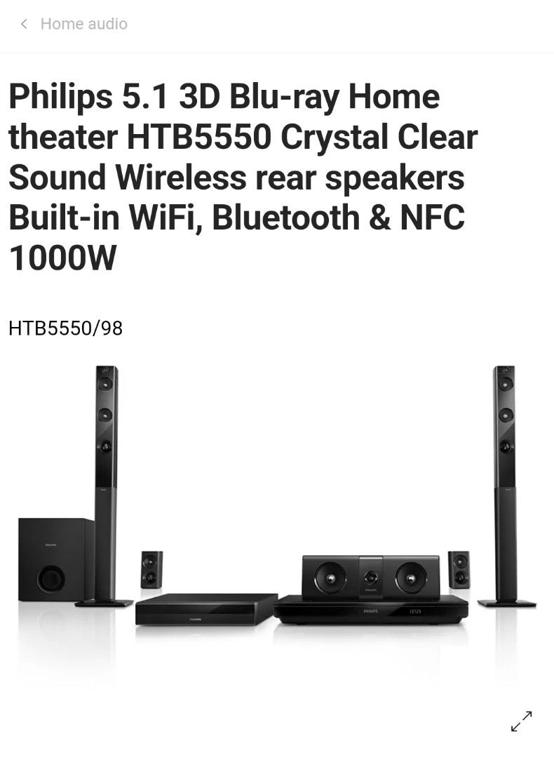 Philips HTB3580 40 3D Blu Ray Ev Sinema Sistemi User Manual 43 OFF