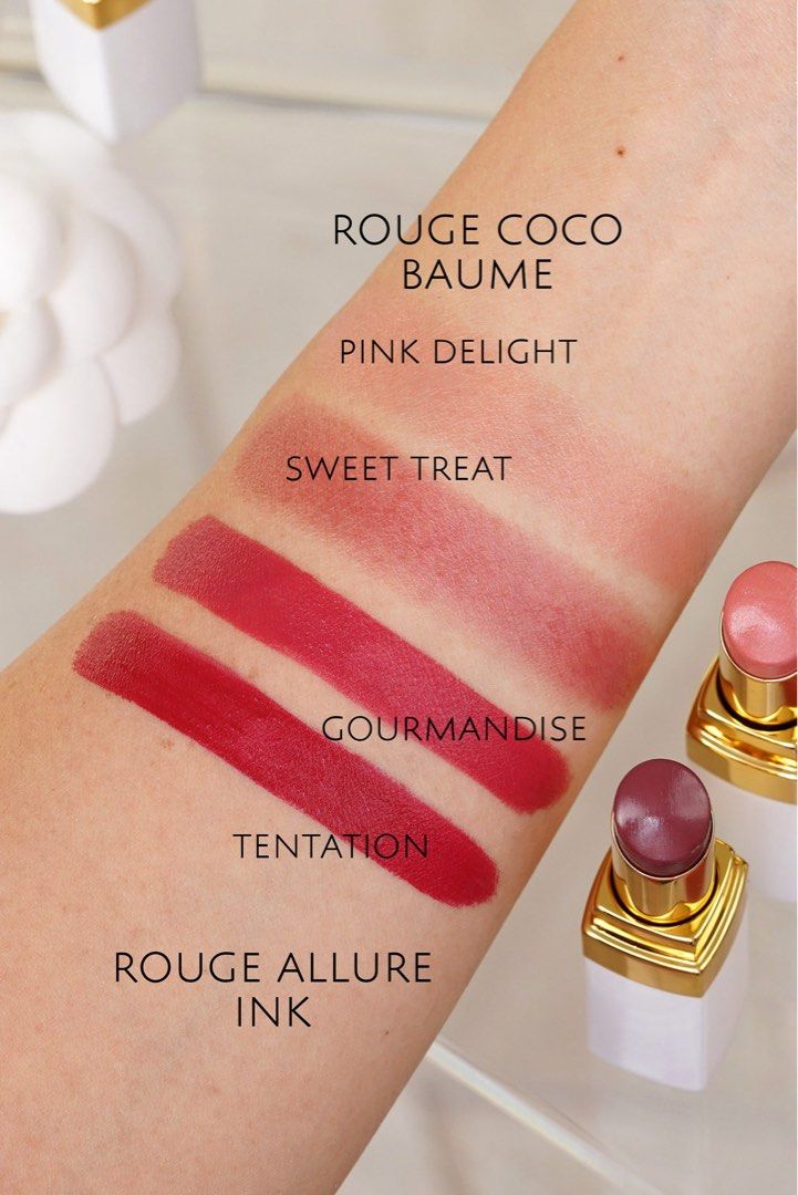(Pink Delight) Chanel Rouge Coco Baume